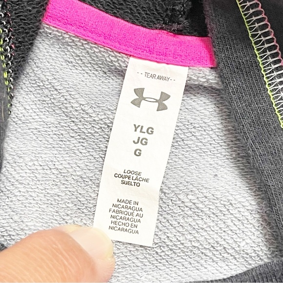 Girl's Under Armour Hooded Sweatshirt - Picture 7 of 7